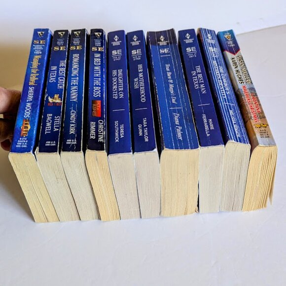 Harlequin Silhouette Special Edition Romance Set Lot 10 Small Cowboy Western - Picture 4 of 8